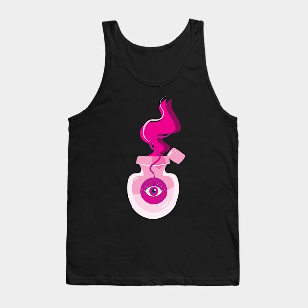 Pink Magical Eye Tank Top by emma17